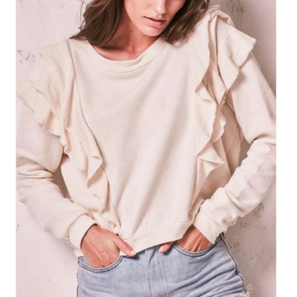 LoveShackFancy Tops - LoveShackFancy Sweatshirt